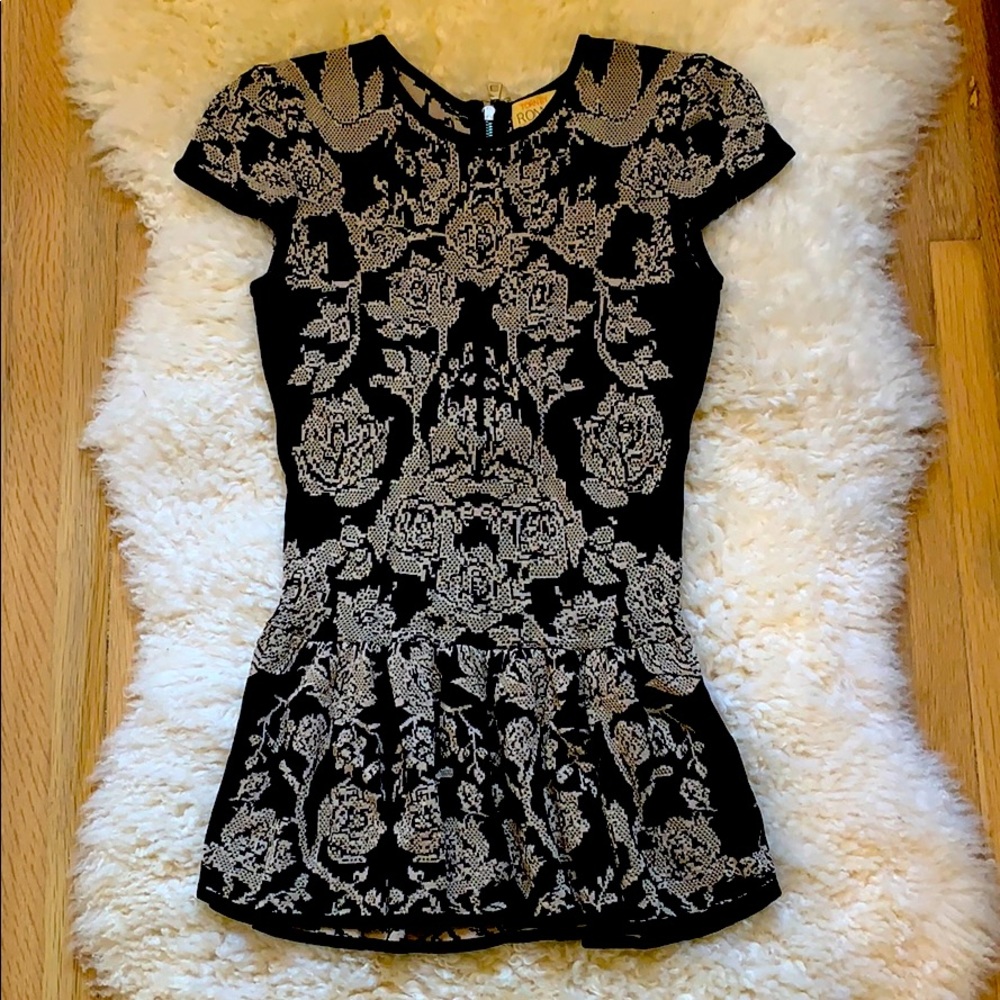 Peplum knit top
